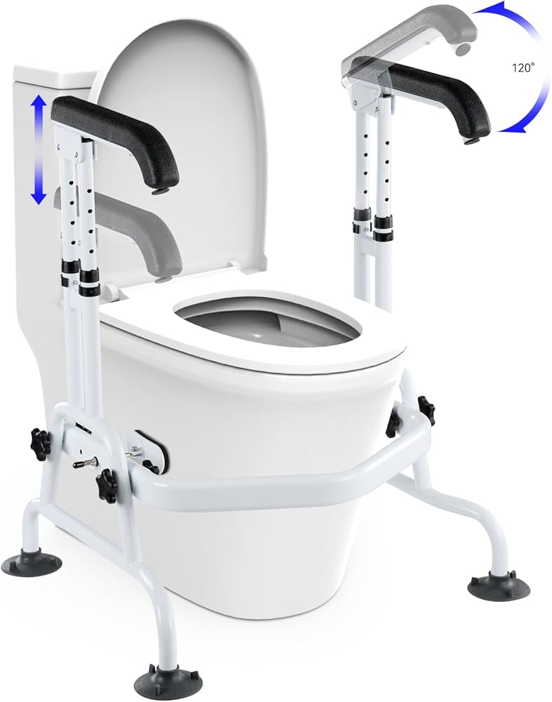Amazon.co.jp: JINKEE トイレ用手すり 手摺 介護 立ち上がりサポート