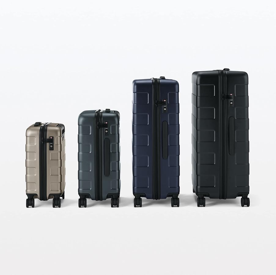 Amazon | 無印良品 キャリーケース(20L) バーを自由に調節できる