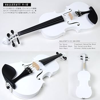 Amazon.co.jp: Hallstatt Violin V-12/WH 4/4 Size Violin Sakura