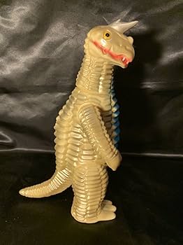 Amazon.co.jp: マルサン 450 アボラス ソフビ 当時物 怪獣 レッド