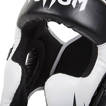 Amazon | Venum Challenger 2.0 ヘッドギア - ブラック/ホワイト