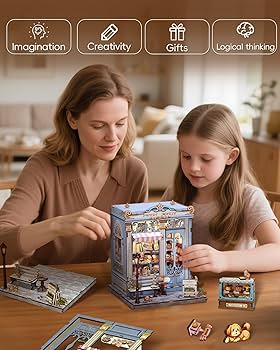Amazon.com: Cutefun Book Nook Kit - DIY Miniature House Kit for