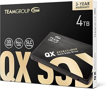 Amazon.com: TEAMGROUP QX 4TB 3D NAND QLC 2.5 Inch SATA III