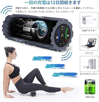 Amazon | VITOP 電動フォームローラー 筋膜リリース ローラー 振動