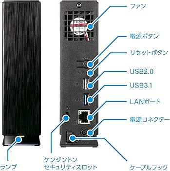 Amazon.co.jp: iOdata HDL-AAX3/E NAS Network HDD 3TB Dual-Core CPU