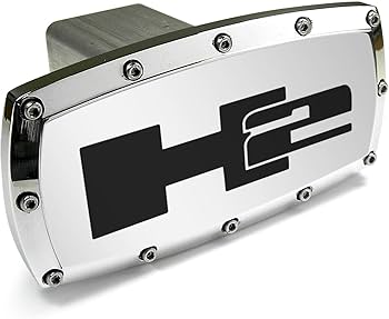 Amazon.co.jp: ハマーh2ロゴクロームビレット牽引ヒッチカバー : 車