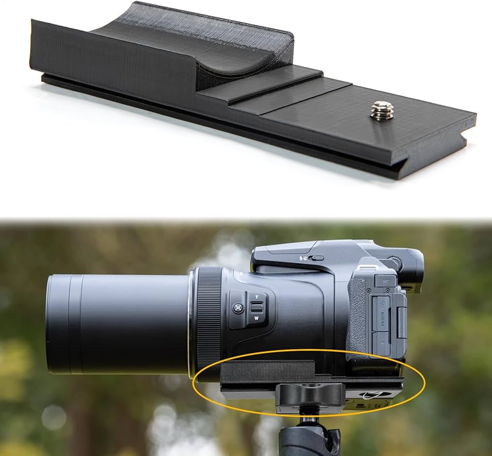 Amazon | Nikon P1000/1100用クイックリリースプレート、安定性の向上