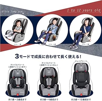 Amazon | 日本育児 ISOFIX・シートベルト固定両対応 チャイルドシート