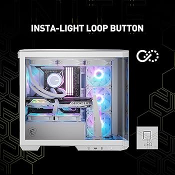 Amazon | MSI MAG PANO M100R PZ ホワイト - プレミアムミッドタワー