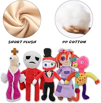 Amazon.co.jp: MAJZZQ デジタルサーカスぬいぐるみ 素晴らしいポムニと