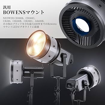 Amazon | NEEWER 10インチフレネルレンズ 集光レンズ Bowensマウント
