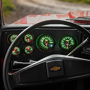 Amazon.co.jp: GlowShift 6ゲージクラスターパッケージ シボレーC10