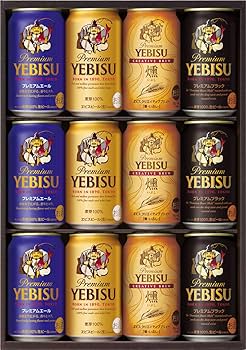 Amazon.co.jp: 【歳暮】 サッポロ ヱビス 4種12本 飲み比べ ギフト