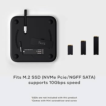 Amazon.com: Satechi Mac mini Hub & Stand with SSD Enclosure for