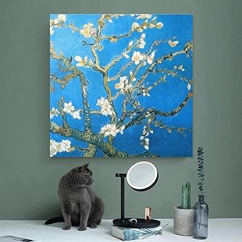 Amazon.co.jp: 花咲くアーモンドの小枝（フィンセント ファン ゴッホ