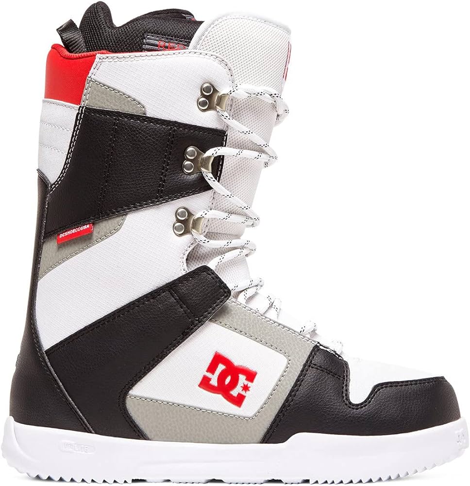 Amazon.com : DC Phase Lace Snowboard Boot Black/White 7 : Sports