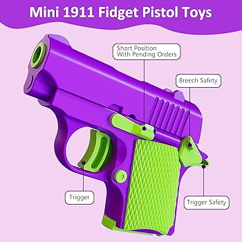 Amazon.co.jp: Mqaue フィジェットトイガン1911 3Dプリントピストル爪