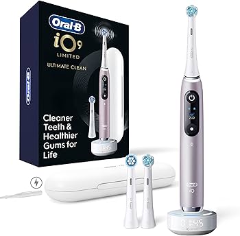 Amazon.com: Oral-B iO Series 9 Limited Rechargeable Rose Quartz