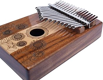 Amazon | KZNTAKU カリンバ 17キー 初心者セット サンフラワー 可愛い