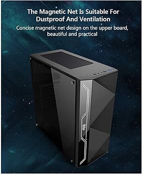 Amazon.com: ZXFF Gaming Case, Mid-Tower ATX/M-ATX/ITX PC Gaming