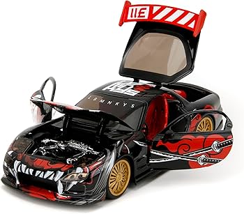 Amazon.com: Jada Toys Lab Monkeys 1993 Mazda RX-7 with Saru Figure