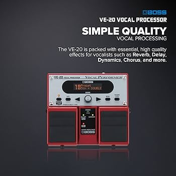 Amazon | BOSS Vocal Processor VE-20 | エフェクター・プロセッサー