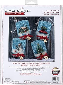 Amazon.com: Dimensions 70-08997 Holiday Jar Christmas Ornament