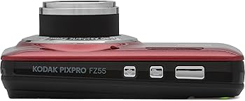 Amazon | Kodak PIXPRO FZ55 16MP レッドデジタルカメラ、5倍光学