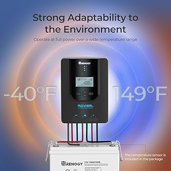 Renogy 40A 12V/24V MPPT Solar Charge Controller , RS485 Port