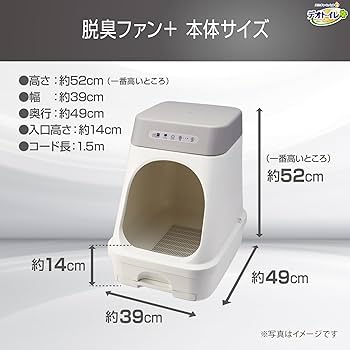 Amazon | 【したてウンチもニオわない】デオトイレ脱臭ファン+ 本体