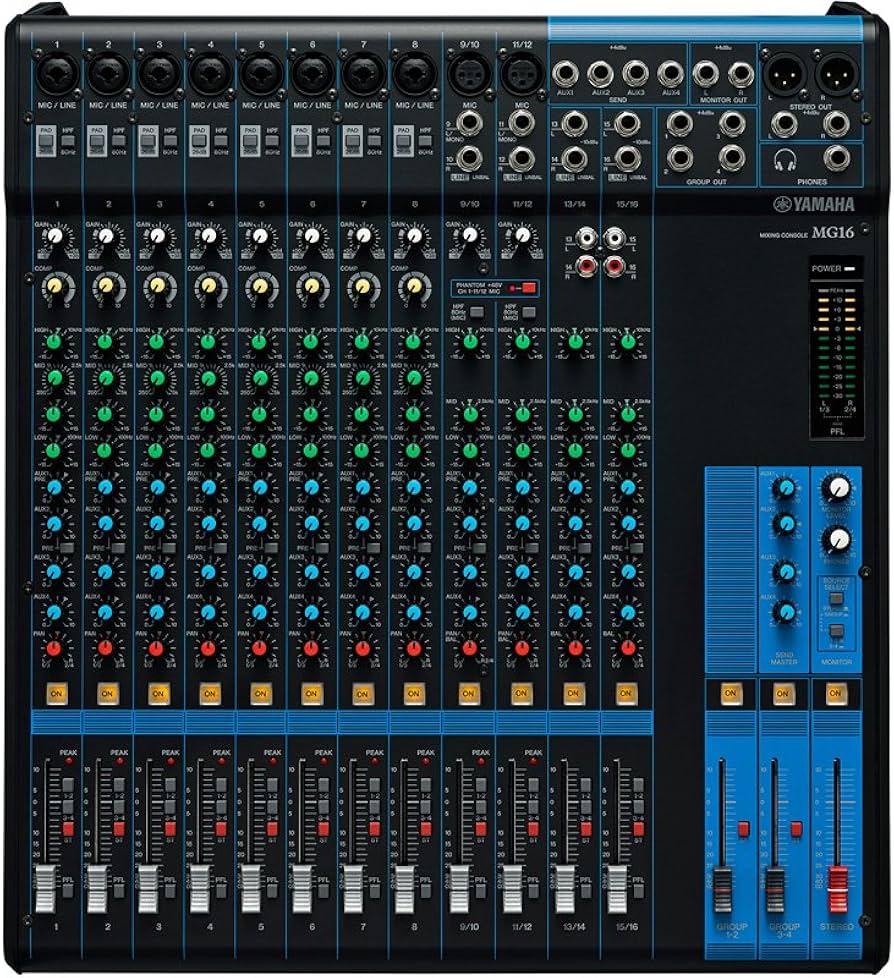 Amazon | ヤマハ YAMAHA 16チャンネルミキシングコンソール MG16