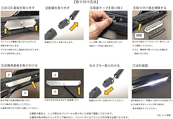 Amazon.co.jp: プリウス モデリスタ デイライト 修理交換用LED基板 50