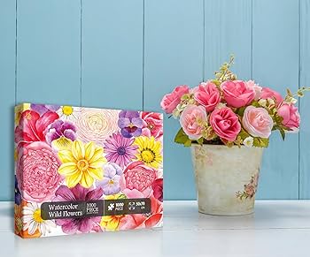 Amazon | 大人用フラワーパズル 野花 植物 花 ジグソーパズル 1000