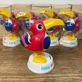 Amazon.co.jp: 5体セット 昭和レトロ ポンパ 貯金箱 日立 ノベルティ