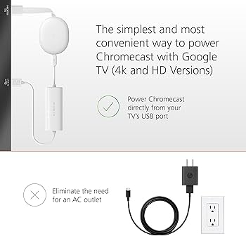 Amazon.co.jp: Mission Cables Chromecast with Google TV 専用 USB