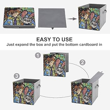 Amazon｜ニック ジュディ ズートピア 収納ボックス 収納ケース 整理用