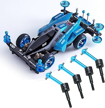 Amazon.co.jp: 4個メタル RCドライブシャフトドライブシャフトスチール