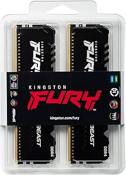 Amazon.com: Kingston Fury Beast Kit de memoria de escritorio RGB