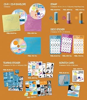 Amazon.com: SEVENTEEN Spill The Feels 12th Mini Album (3 ver. SET