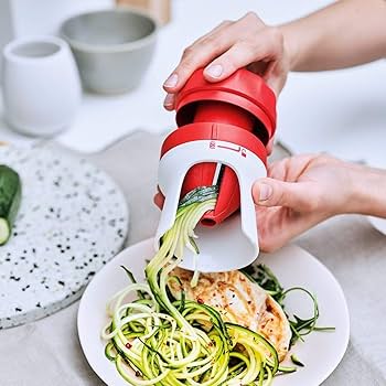 Amazon | NewTupperware ハンディスパイラライザー 野菜ズッキーニ