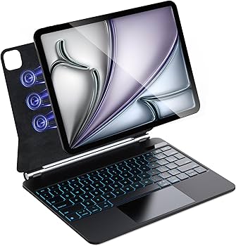 Amazon.com: CSZZACME for iPad Air 13 inch case Keyboard M3 2025