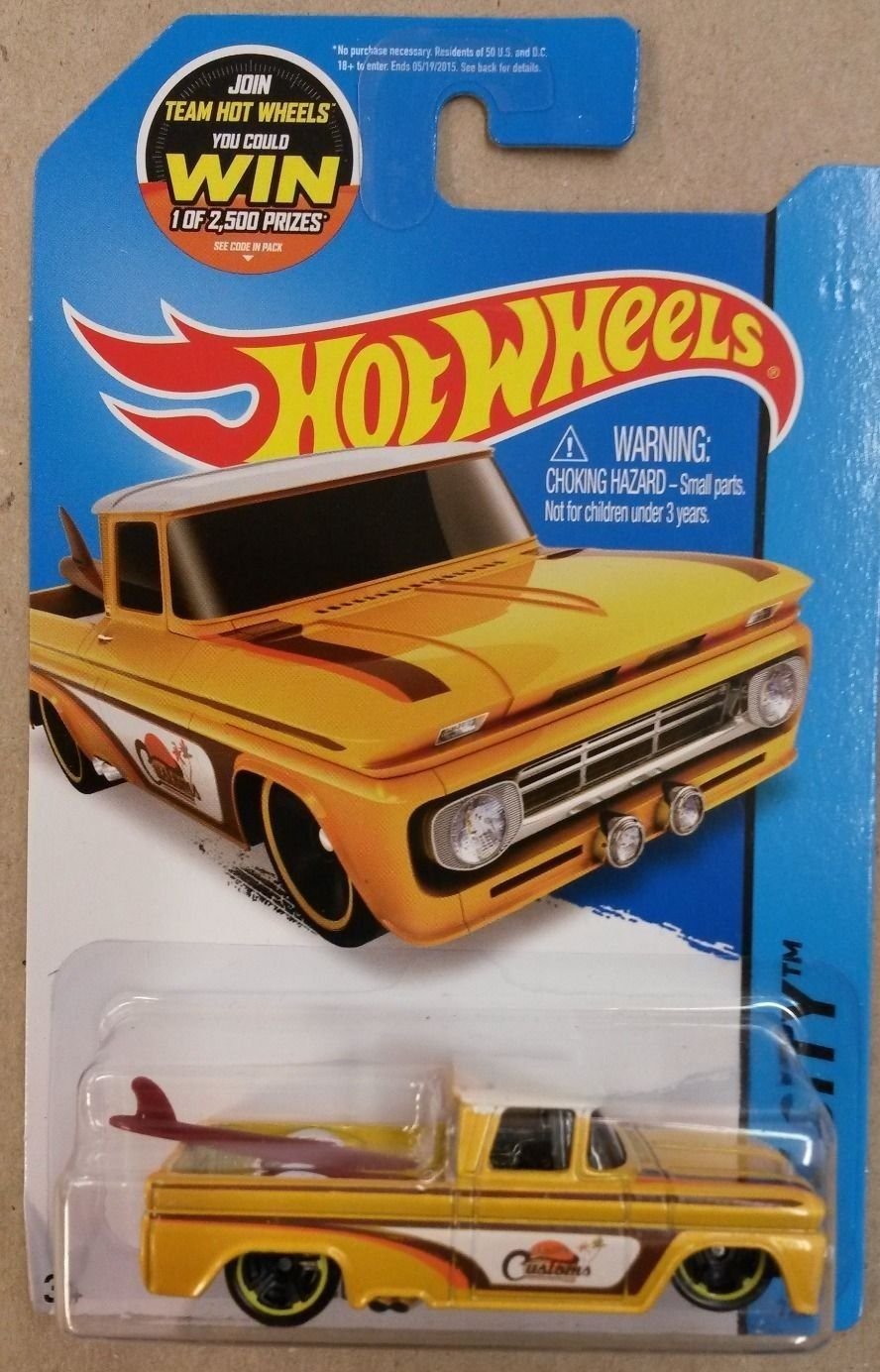 Amazon.com: Hot Wheels 2015 HW City Custom '62 Chevy 72/250, Light