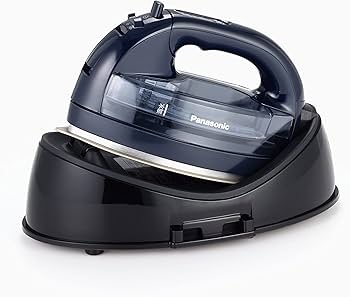 Amazon | パナソニック コードレススチームWヘッドアイロン ダーク