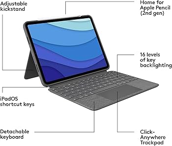 Amazon.com: Logitech Combo Touch Keyboard Folio for iPad Pro 11