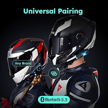 Amazon.com: ASMAX F1 Motorcycle Bluetooth Headset with Smart Voice