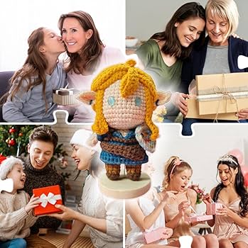 Amazon.com: Lummitwit Emotional Support Doll Knitting Kingdom