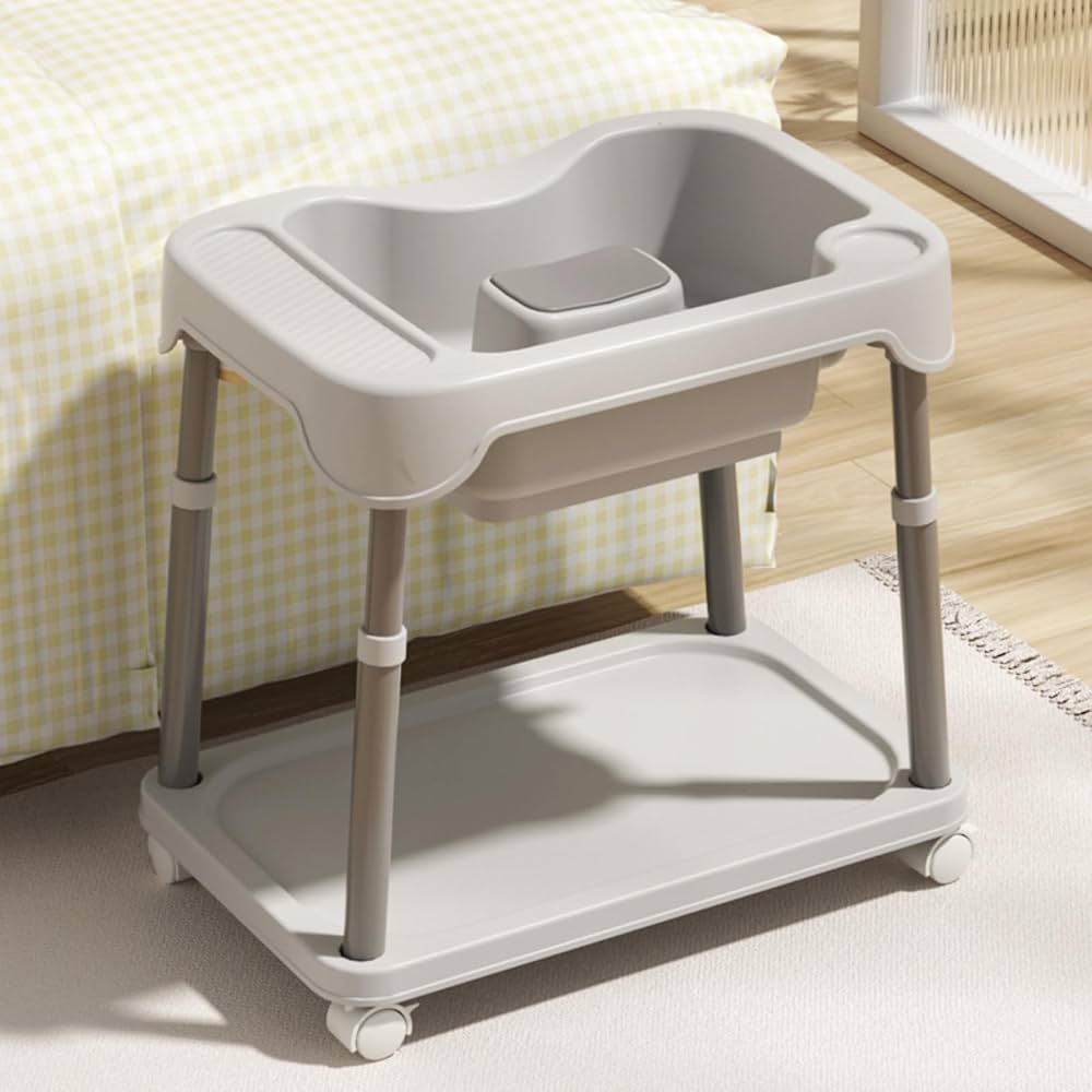 Amazon | Bxzzuis洗髪器 移動式 シャンプー台 排水チューブ付き 介護