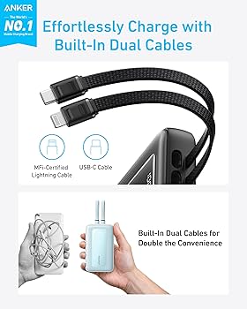 Amazon.com: Anker Zolo Power Bank, 10,000mAh 30W Max Fast Portable