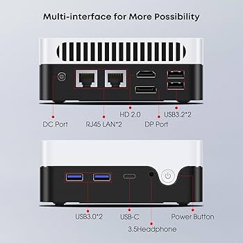 CHUWI LarkBox X Mini PC, 12GB LPDDR5 512GB SSD, Intel 12th Gen