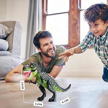 Amazon.com: AHCo. Trex Dinosaur Toys for Kids 3-5, Small Electric